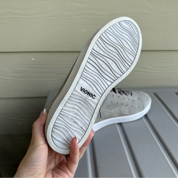 Vionic Keke Suede Upper Casual Supportive Sneakers Gray Size 8.5 Women’s - Picture 9 of 10